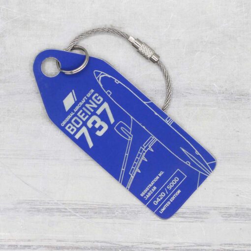 Aviationtag ANA Blau JA02AN