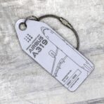 Aviationtag Brussels OO-SSM Schlüsselanhänger