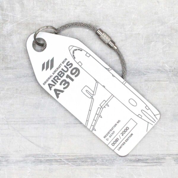 Aviationtag D-AKNP Weiß