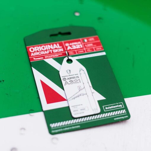 Aviationtag I-BIXN Alitalia Weiß