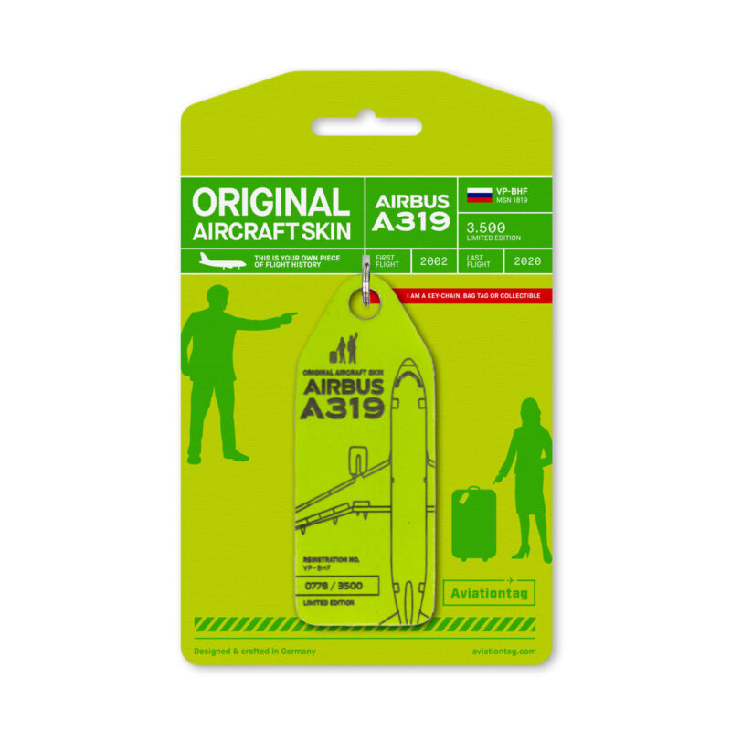 Aviationtag Siberia S7 Grün