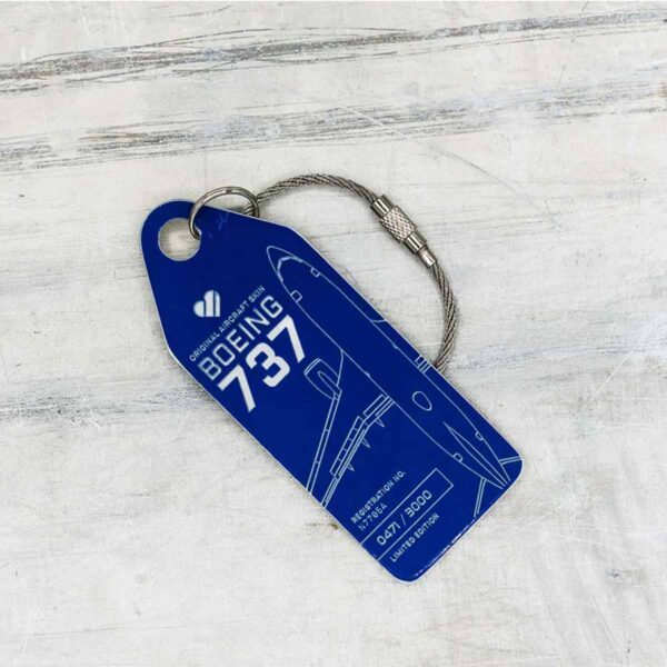 Aviationtag Boeing 737 Blau Southwest