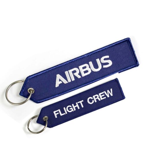 Airbus Flight Crew Schlüsselanhänger Keyring blau