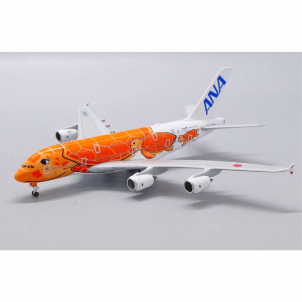 Flugzeugmodell ANA A380 Schildkröte Orange JC Wings