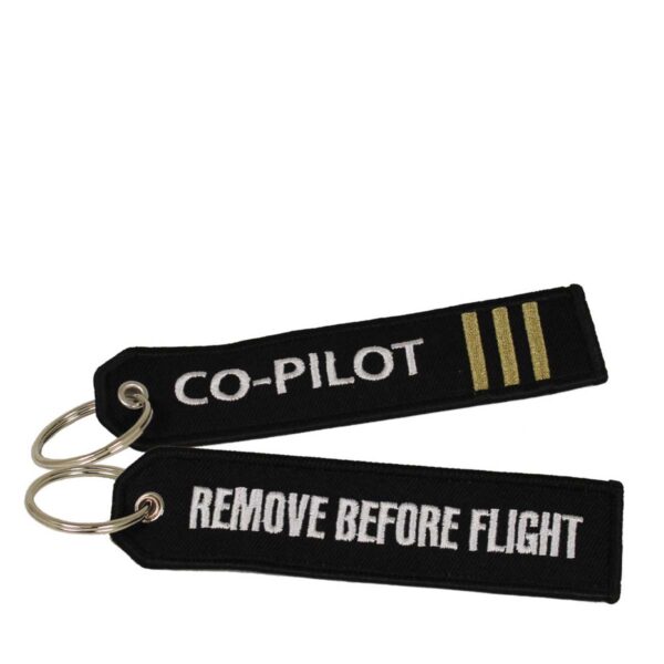 Co Pilot Schlüsselanhänger Remove before Flight