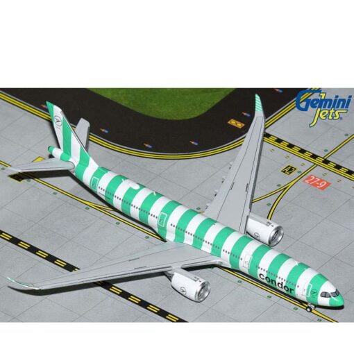 GeminiJets Airbus A330-900neo Condor "Island" Green Stripes Livery D-ANRD Scale 1/400