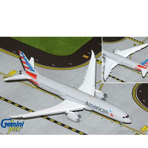 GeminiJets American Airlines Flaps Down Version N835AN Boeing 787-9 Scale 1:400
