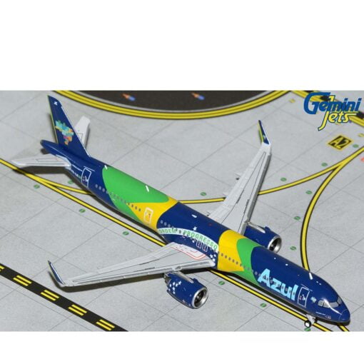 GeminiJets Azul Linhas Aéreas "Brazilian flag livery" PR-YJE Airbus A321neo Scale 1:400