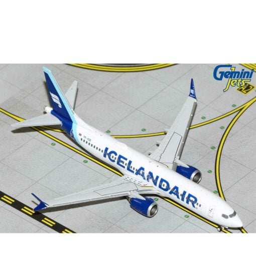 GeminiJets Icelandair New Blue Livery TF-ICE Boeing 737-MAX8 Maßstab 1:400