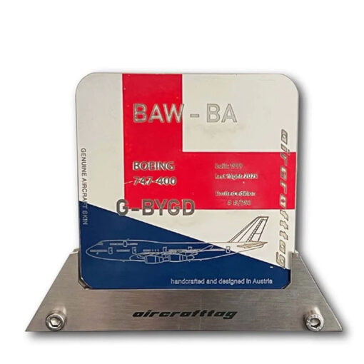 Aircrafttag Display Coaster