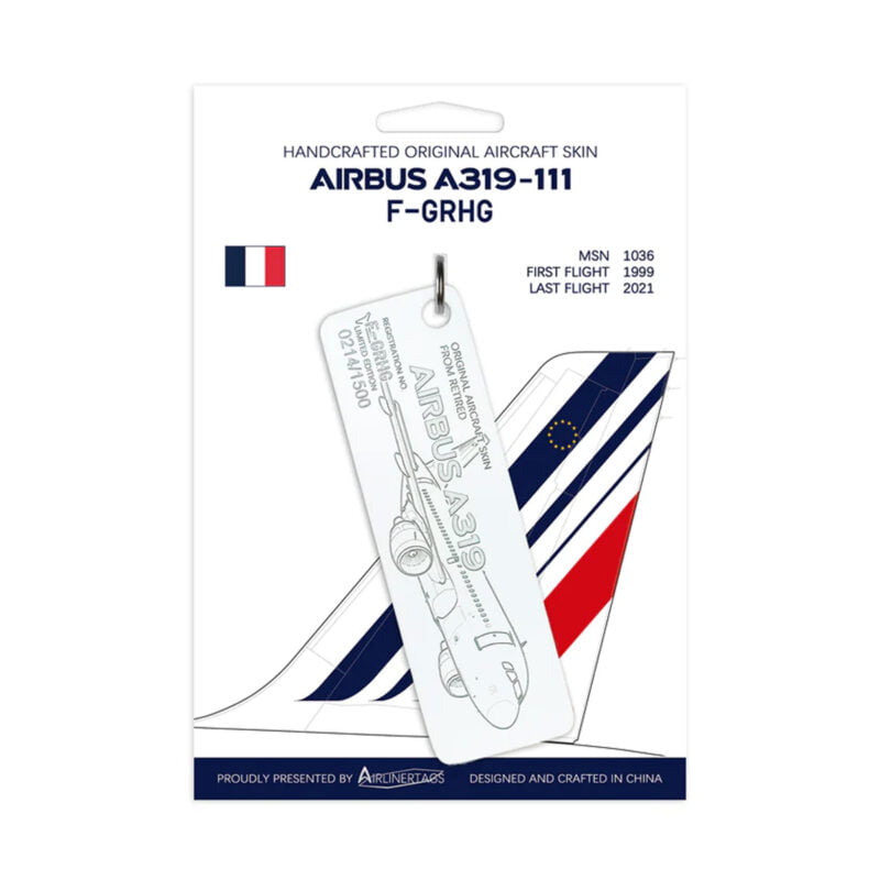 Airlinertag A319 Air France F-GRHG weiß white