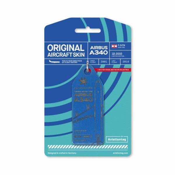 Aviationtag Air Tahiti Nui A340 blau blue