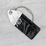 Aviationtag Shanghai Airlines Boeing 767 bicolor schwarz weiß
