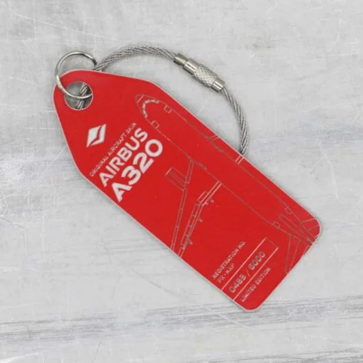 Aviationtag Tam Air A320 Airbus A320 rot