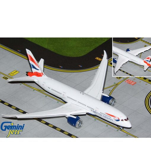 GeminiJets British Airways Boeing 787-8 GZ-BJG Flaps Down Version Scale 1:400