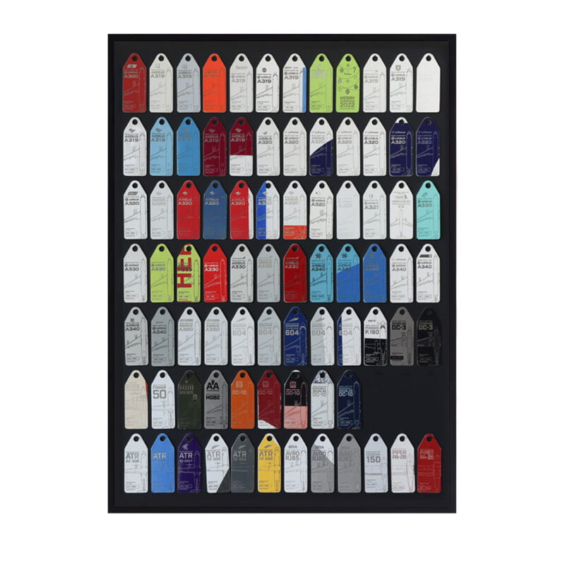 Aircraft Skin Display Rahmen für Aviationtags Aircrafttags