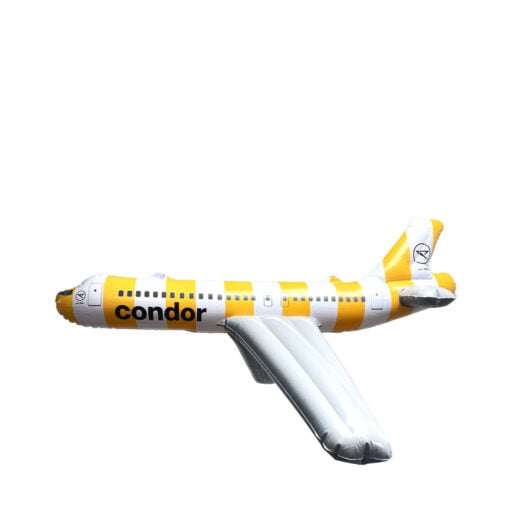 Condor striped inflatable airplane