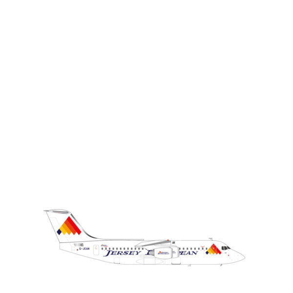 Herpa Wings Jersey European Airways British Aerospace Bae 146-300 - G-JEAM "Pride of Jersey" 572828 Maßstab 1:200