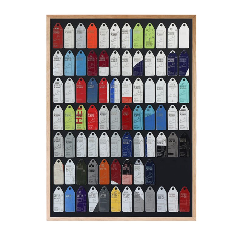 Aircraft Skin Display Rahmen für Aviationtags Aircrafttags