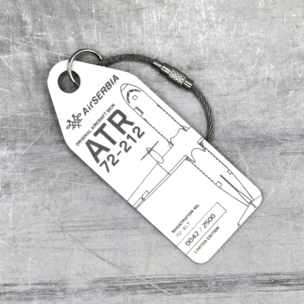 Aviationtag Air Serbia ATR72 weiß