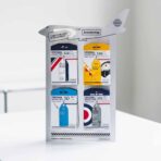 Aviationtag Aufsteller silber