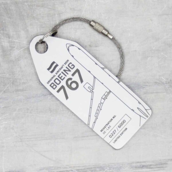 Aviationtag Austrian Airlines OE-LAX weiß