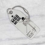 Aviationtag Bundeswehr BO 105 86+14 silber