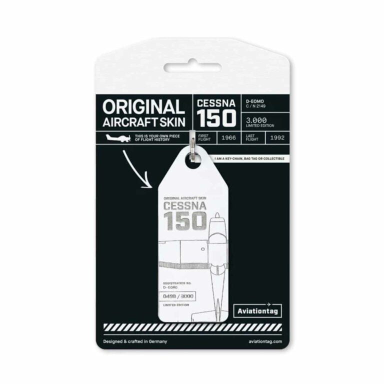 Aviationtag Cessna 150 D-EOMO weiß