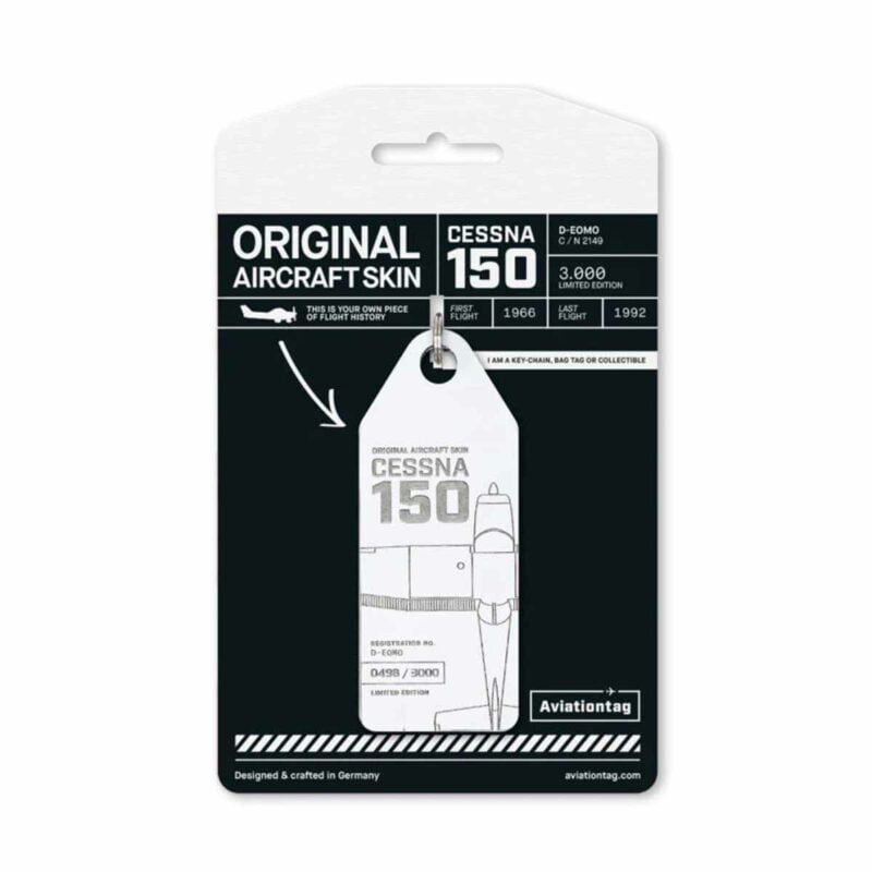 Aviationtag Cessna 150 D-EOMO weiß