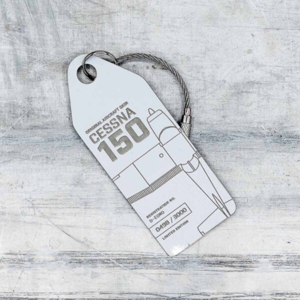Aviationtag Cessna D-EOMO weiß