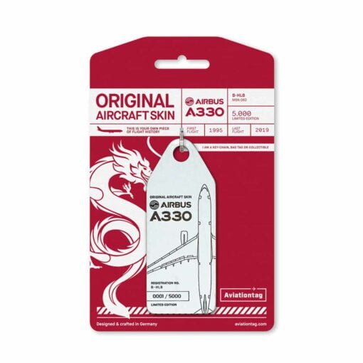 Aviationtag Dragonair A330 B-HLB weiß