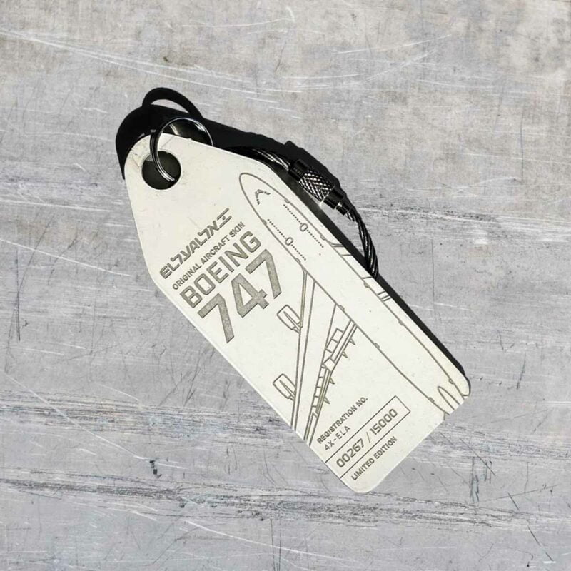 Aviationtag El Al 4X-ELA 747 Weiß