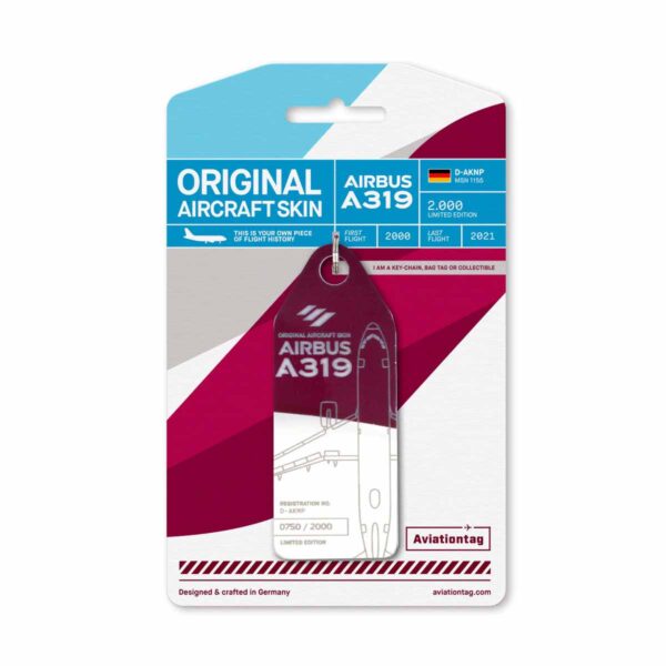 Aviationtag Eurowings A319 D-AKNP bicolor