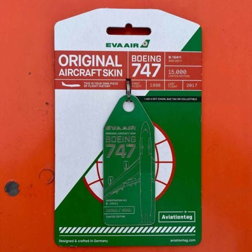 Aviationtag Eva Air 747