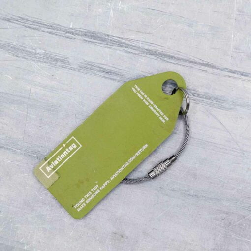 Aviationtag Eva Air B-16411 Grün