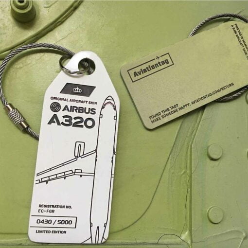 Aviationtag Iberia Express A320 weiß
