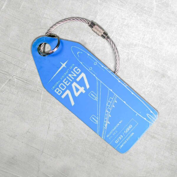 Aviationtag KLM PH-BFG blau