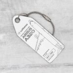 Aviationtag Lufthansa A320 weiß