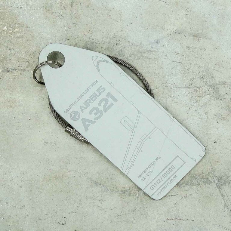 Aviationtag Metrojet A321 weiß