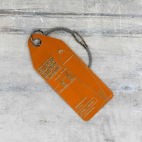 Aviationtag Super Guppy orange