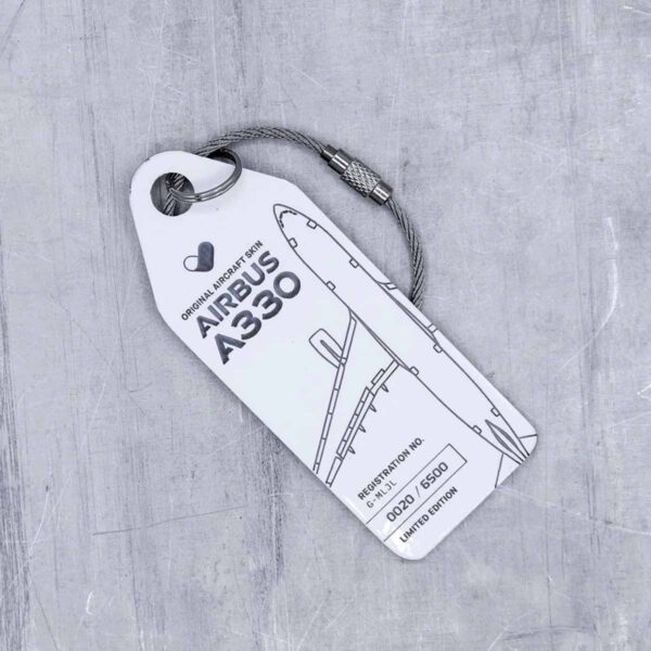 Aviationtag Thomas Cook A330 Weiß