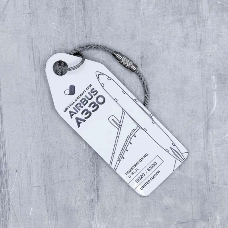 Aviationtag Thomas Cook A330 Weiß