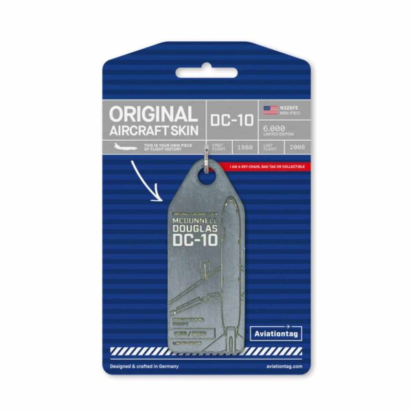 Aviationtag United Airlines DC10 N326FE grau