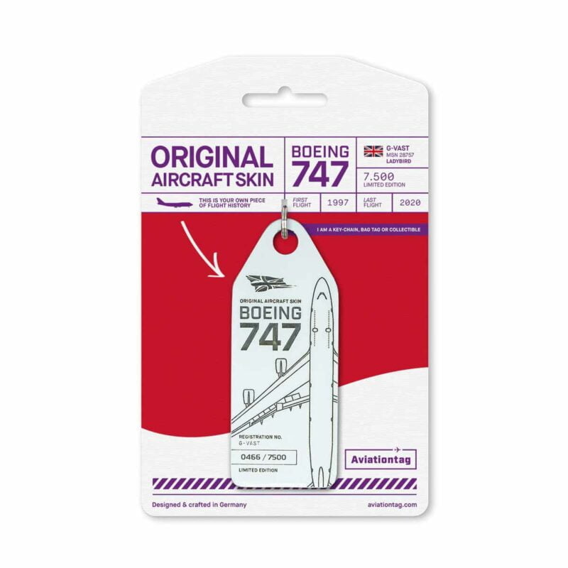 Aviationtag Virgin Atlantic 747 G-VAST weiß