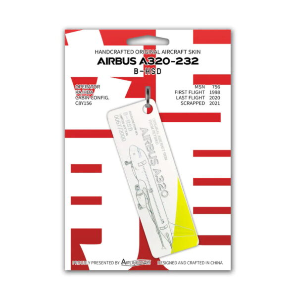 Airlinertags Dragonair A320 B-HSD Bicolor grün