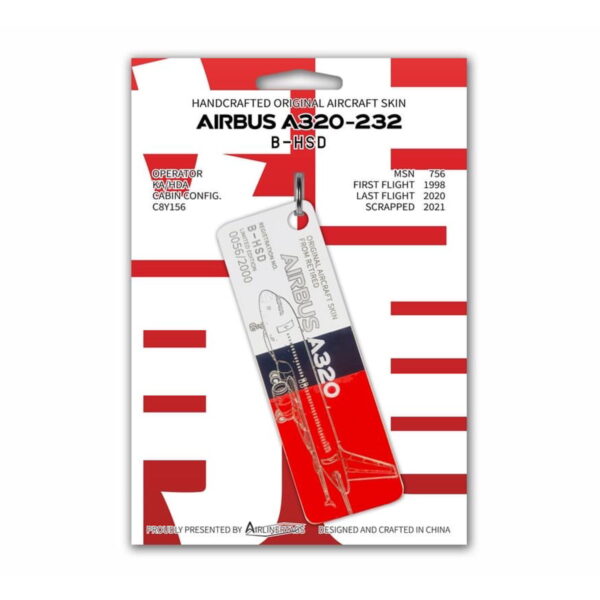 Airlinertags Dragonair A320 B-HSD tricolor
