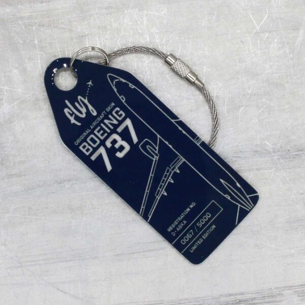 Aviationtag Boeing 737 D-ABKA Dunkelblau