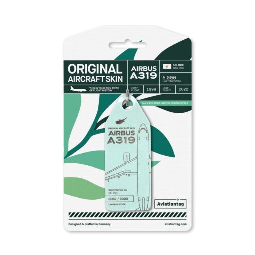 Aviationtag Cyprus Airways A319 5B-DCX mint