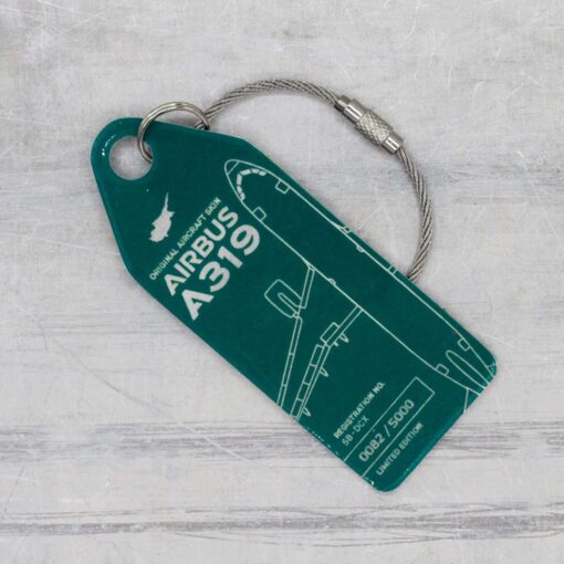 Aviationtag Cyprus Airways A319 5B-DCX grün – Bild 2