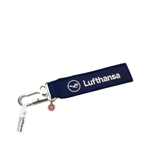 Remove Before Flight airplane carabiner key ring Lufthansa